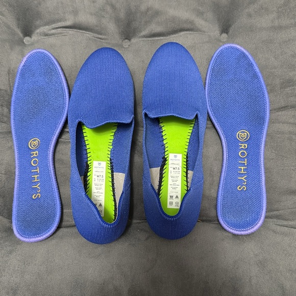 Bright Blue Rothy’s Loafers- Cornflower - Picture 6 of 6